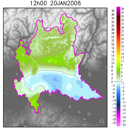 temperatura 13UTC+1 20gen2006