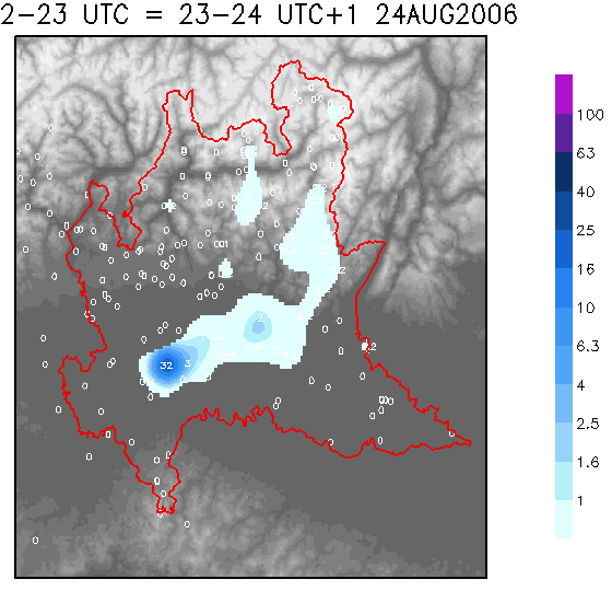temperatura 13UTC+1 20gen2006