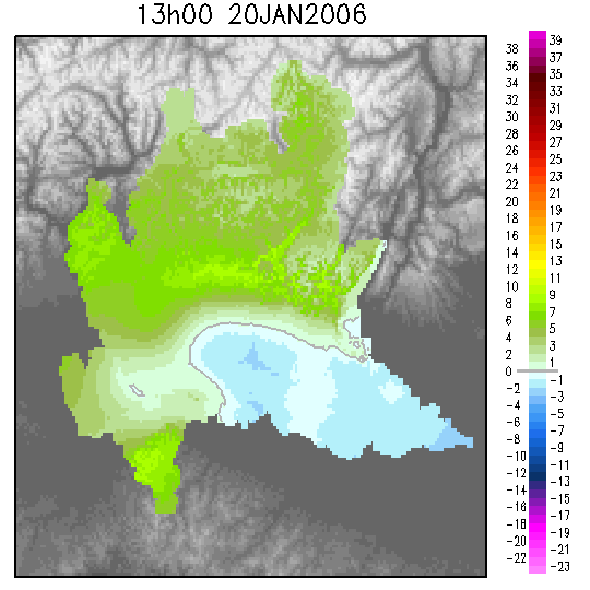 temperatura 13UTC+1 20gen2006